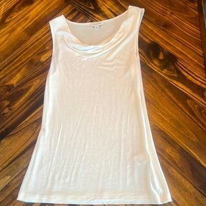 Banana Republic white cowl neck tank…. LIKE NEW!